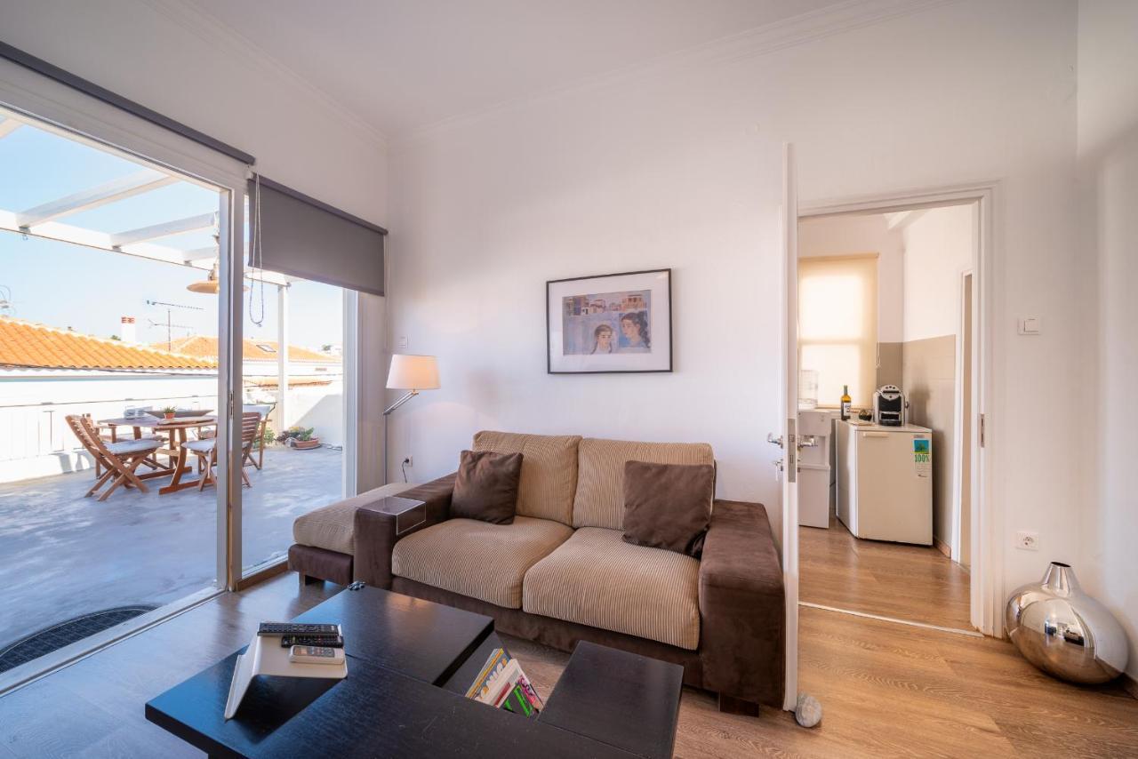 The Roof - Flat Sea View In Aegina Town Apartment ภายนอก รูปภาพ